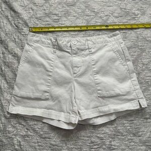 Anthropologie Sanctuary Women's White Cargo Shorts